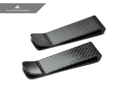 AutoTecknic Dry Gloss Carbon Fiber Money Clip - Original - Graveyard Performance