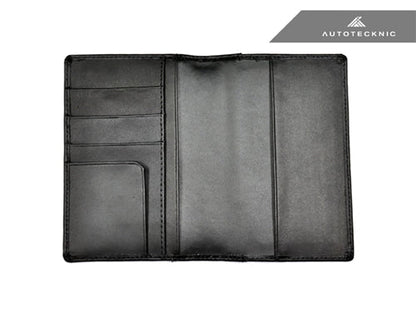 AutoTecknic Carbon Fiber Traveler's Passport Holder - Graveyard Performance