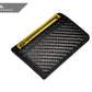 AutoTecknic Carbon Fiber Leather Bill Card Holder