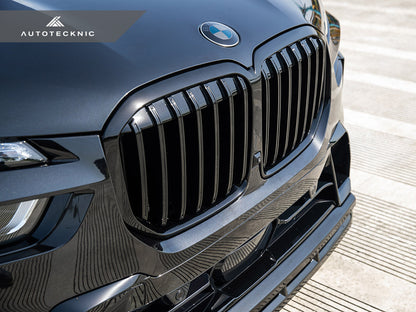AutoTecknic Painted Glazing Black Front Grille - G07 X7 LCI - Graveyard Performance
