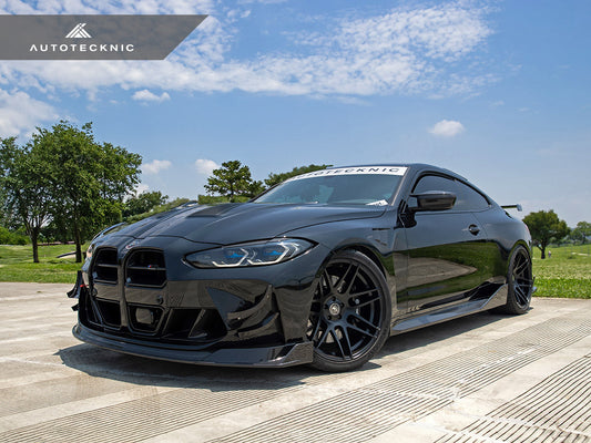 AutoTecknic Dry Carbon Motorsports Front Aero Lip - G80 M3 | G82/ G83 M4 - Graveyard Performance
