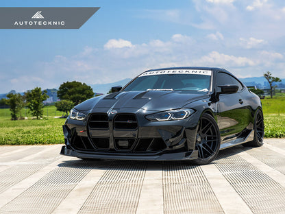 AutoTecknic Dry Carbon Motorsports Front Aero Lip - G80 M3 | G82/ G83 M4 - Graveyard Performance