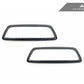 AutoTecknic Dry Carbon Front Seat Illuminated Emblem Cover - BMW M