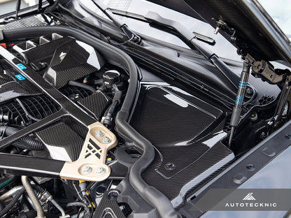 AutoTecknic Dry Carbon Engine Cowl Panel Trim Set - G87 M2 | G80 M3 | G82/ G83 M4 - Graveyard Performance