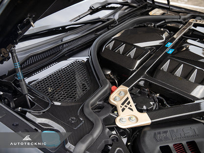 AutoTecknic Dry Carbon Engine Cowl Panel Trim Set - G87 M2 | G80 M3 | G82/ G83 M4 - Graveyard Performance
