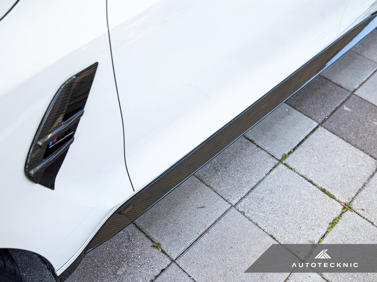 AutoTecknic Dry Carbon OEM-Spec Side Skirt Set - G80/ G81 M3 - Graveyard Performance
