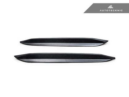 AutoTecknic Dry Carbon Rear Fin Set - F96 X6M | G06 X6 - Graveyard Performance