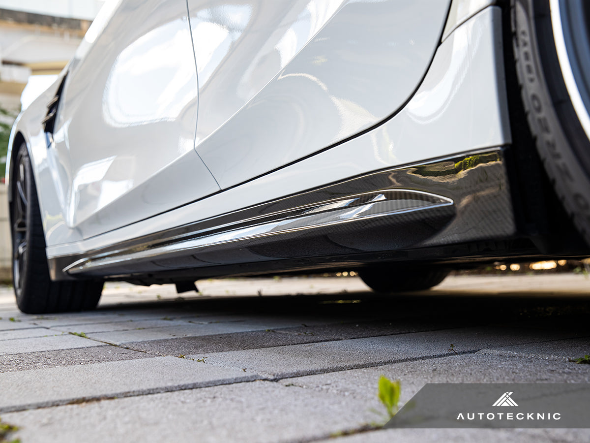 AutoTecknic Dry Carbon OEM-Spec Side Skirt Set - G80/ G81 M3 - Graveyard Performance
