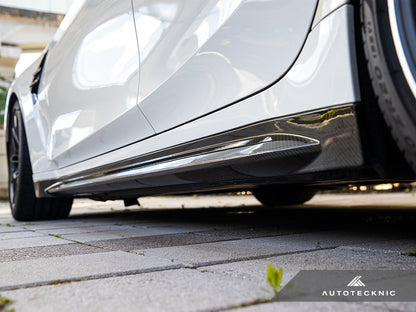 AutoTecknic Dry Carbon OEM-Spec Side Skirt Set - G80/ G81 M3 - Graveyard Performance