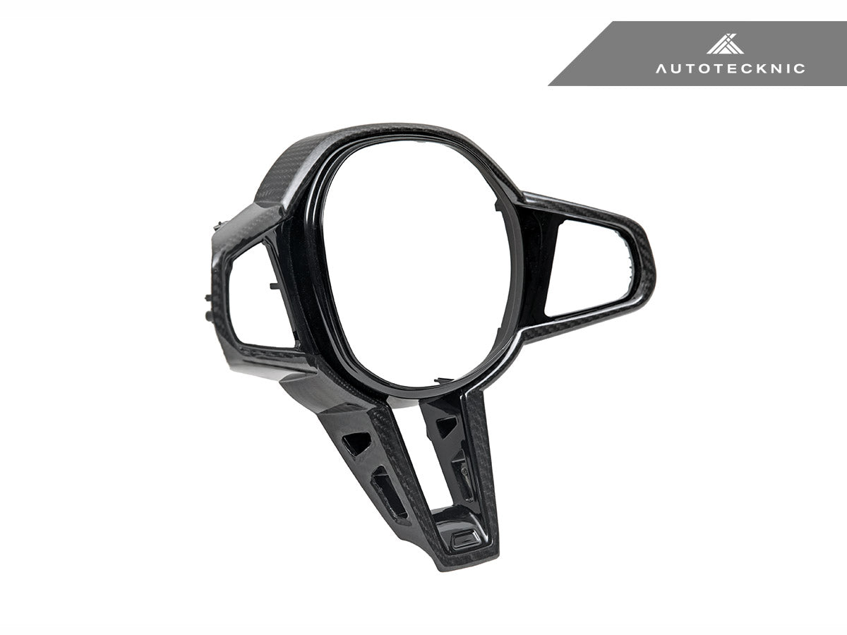 AutoTecknic LCI Carbon Steering Wheel Trim - G42 2-Series 2025-Up
