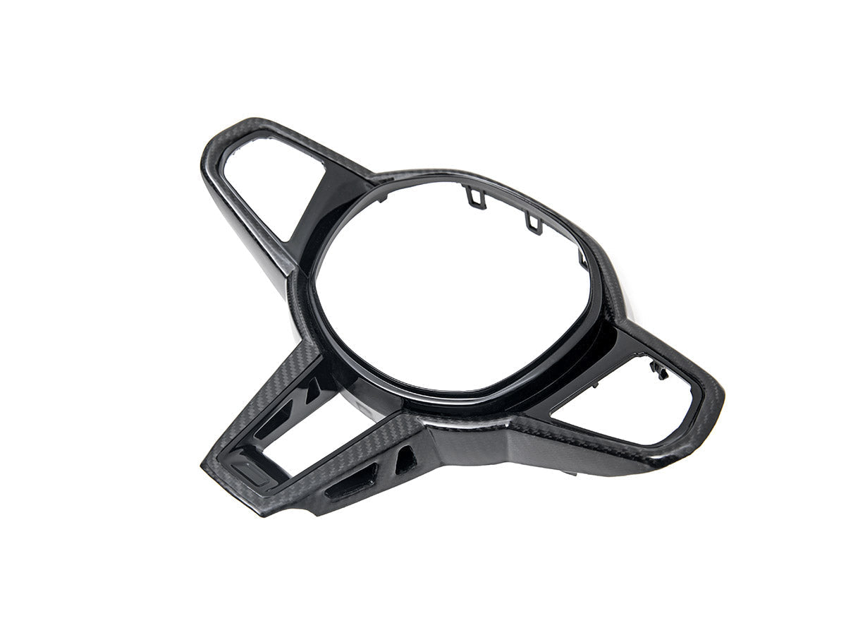 AutoTecknic LCI Carbon Steering Wheel Trim - G20/ G21 3-Series 2025-Up