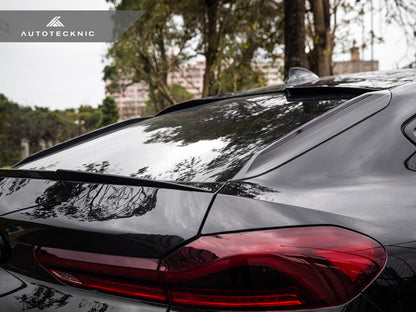 AutoTecknic Dry Carbon Rear Fin Set - F96 X6M | G06 X6 - Graveyard Performance