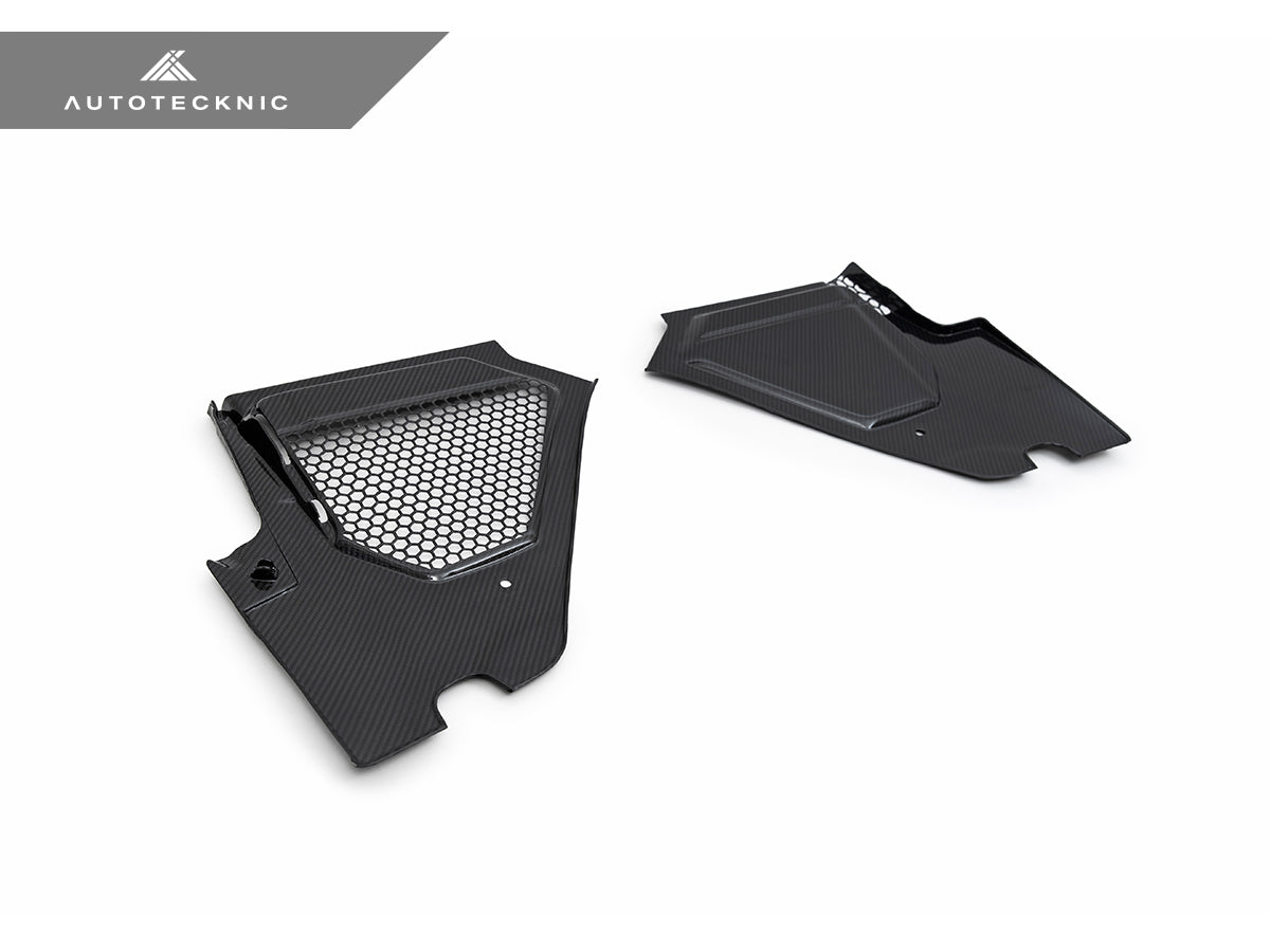 AutoTecknic Dry Carbon Engine Cowl Panel Trim Set - G42 M240I | G20 M340I - Graveyard Performance