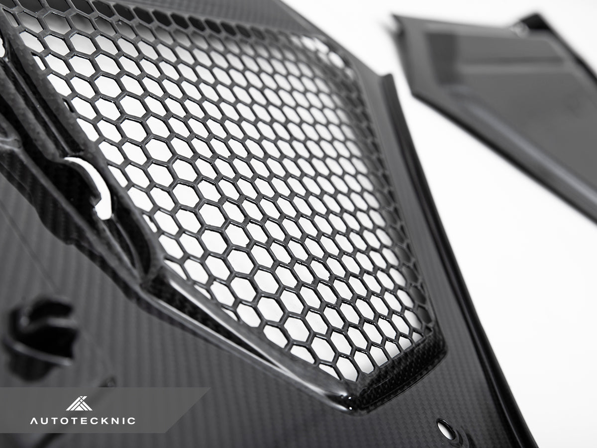 AutoTecknic Dry Carbon Engine Cowl Panel Trim Set - G42 M240I | G20 M340I - Graveyard Performance
