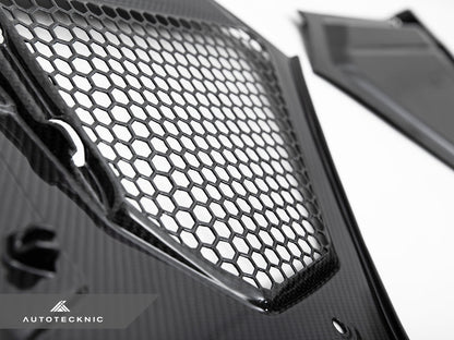 AutoTecknic Dry Carbon Engine Cowl Panel Trim Set - G42 M240I | G20 M340I - Graveyard Performance