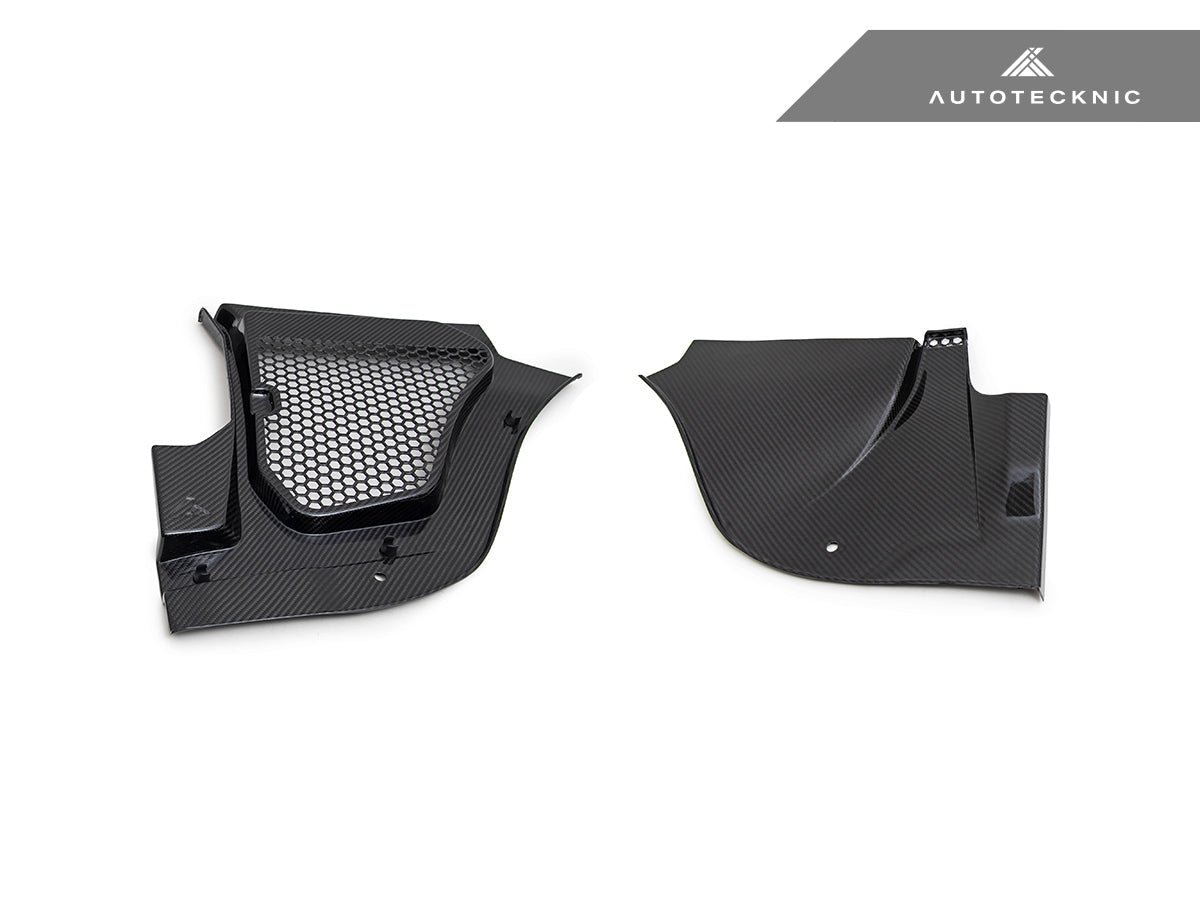 AutoTecknic Dry Carbon Engine Cowl Panel Trim Set - G90/ G99 M5 - Graveyard Performance