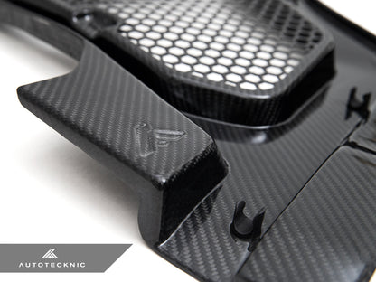 AutoTecknic Dry Carbon Engine Cowl Panel Trim Set - G90/ G99 M5 - Graveyard Performance