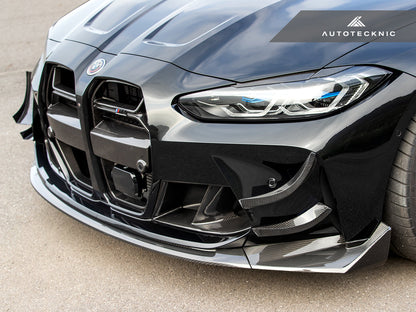 AutoTecknic Dry Carbon GT4 Canard Set - G80 M3 | G82 M4 - Graveyard Performance