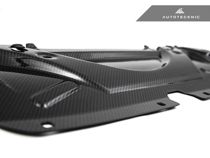 AutoTecknic Dry Carbon Fiber Crosslink Cooling Shroud - G90/ G99 M5 - Graveyard Performance