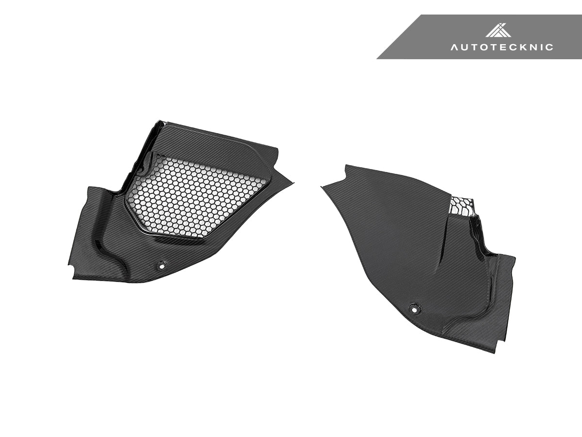 AutoTecknic Dry Carbon Engine Cowl Panel Trim Set - F91/ F92/ F93 M8 - Graveyard Performance