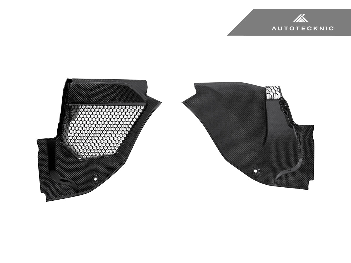 AutoTecknic Dry Carbon Engine Cowl Panel Trim Set - F91/ F92/ F93 M8 - Graveyard Performance