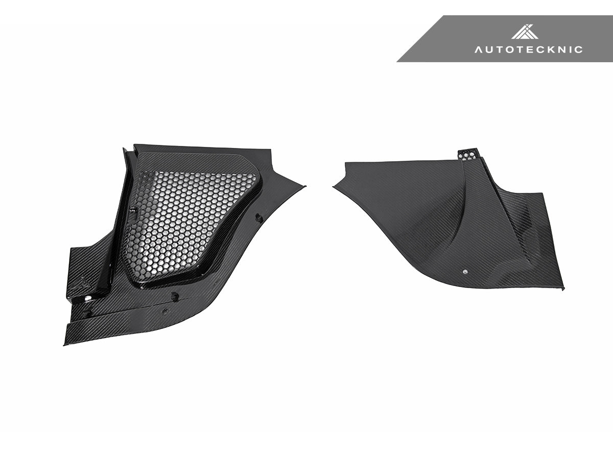 AutoTecknic Dry Carbon Engine Cowl Panel Trim Set - G90/ G99 M5 - Graveyard Performance