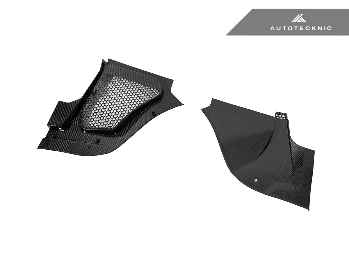 AutoTecknic Dry Carbon Engine Cowl Panel Trim Set - G90/ G99 M5 - Graveyard Performance
