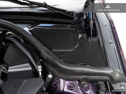 AutoTecknic Dry Carbon Engine Cowl Panel Trim Set - G42 M240I | G20 M340I - Graveyard Performance