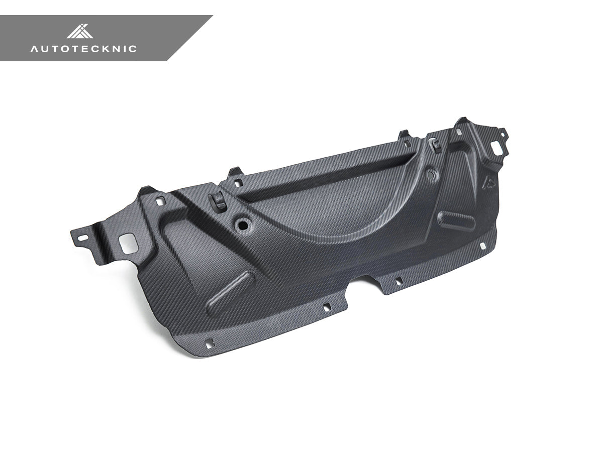 AutoTecknic Dry Carbon Fiber Crosslink Cooling Shroud - G90/ G99 M5 - Graveyard Performance