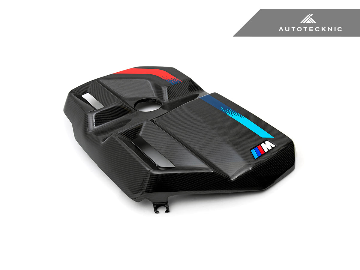 AutoTecknic Version II Dry Carbon Fiber Engine Cover - G80 M3 | G82/ G83 M4 - Graveyard Performance