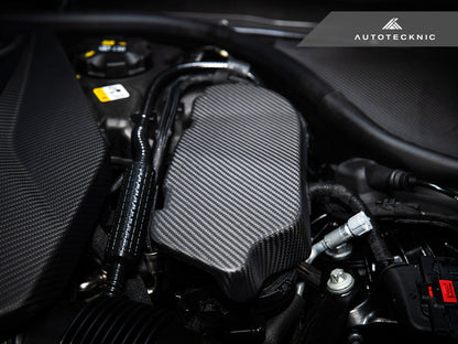 AutoTecknic Pre-Preg Carbon Engine Cover Extension Set - G90/ G99 M5 - Graveyard Performance