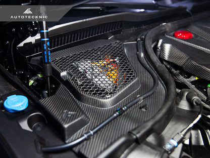 AutoTecknic Dry Carbon Engine Cowl Panel Trim Set - G90/ G99 M5 - Graveyard Performance