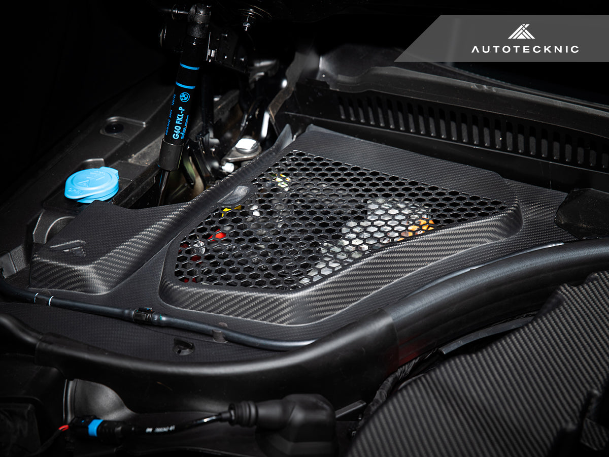 AutoTecknic Dry Carbon Engine Cowl Panel Trim Set - G90/ G99 M5 - Graveyard Performance