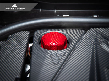 AutoTecknic Dry Carbon Charge Cooler Tank Cap Cover - G90/ G99 M5 - Graveyard Performance