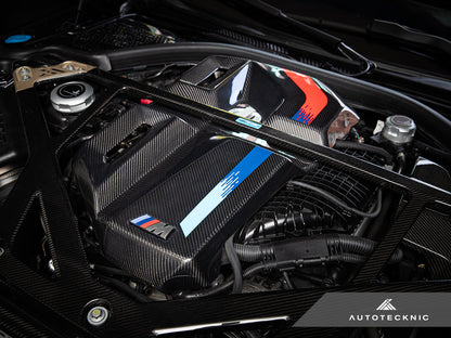 AutoTecknic Version II Dry Carbon Fiber Engine Cover - G80 M3 | G82/ G83 M4 - Graveyard Performance
