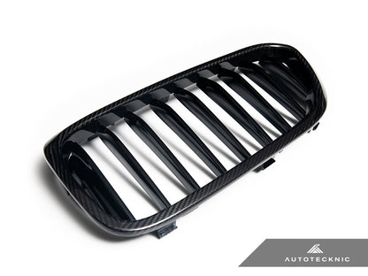 AutoTecknic Carbon Fiber Front Grille Set - G30 5-Series Pre-LCI - Graveyard Performance
