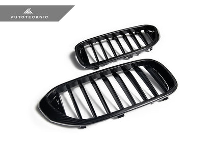 AutoTecknic Carbon Fiber Front Grille Set - G30 5-Series Pre-LCI - Graveyard Performance