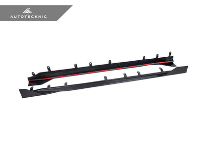 AutoTecknic Dry Carbon Side Skirt Extension Set - G87 M2 - Graveyard Performance
