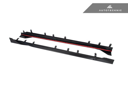 AutoTecknic Dry Carbon Side Skirt Extension Set - G87 M2 - Graveyard Performance