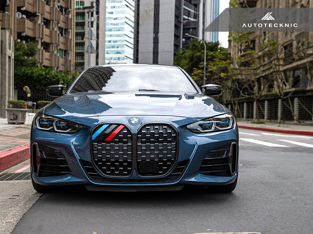 AutoTecknic Replacement Dry Carbon Grille Surround - G22 4-Series Coupe - Graveyard Performance