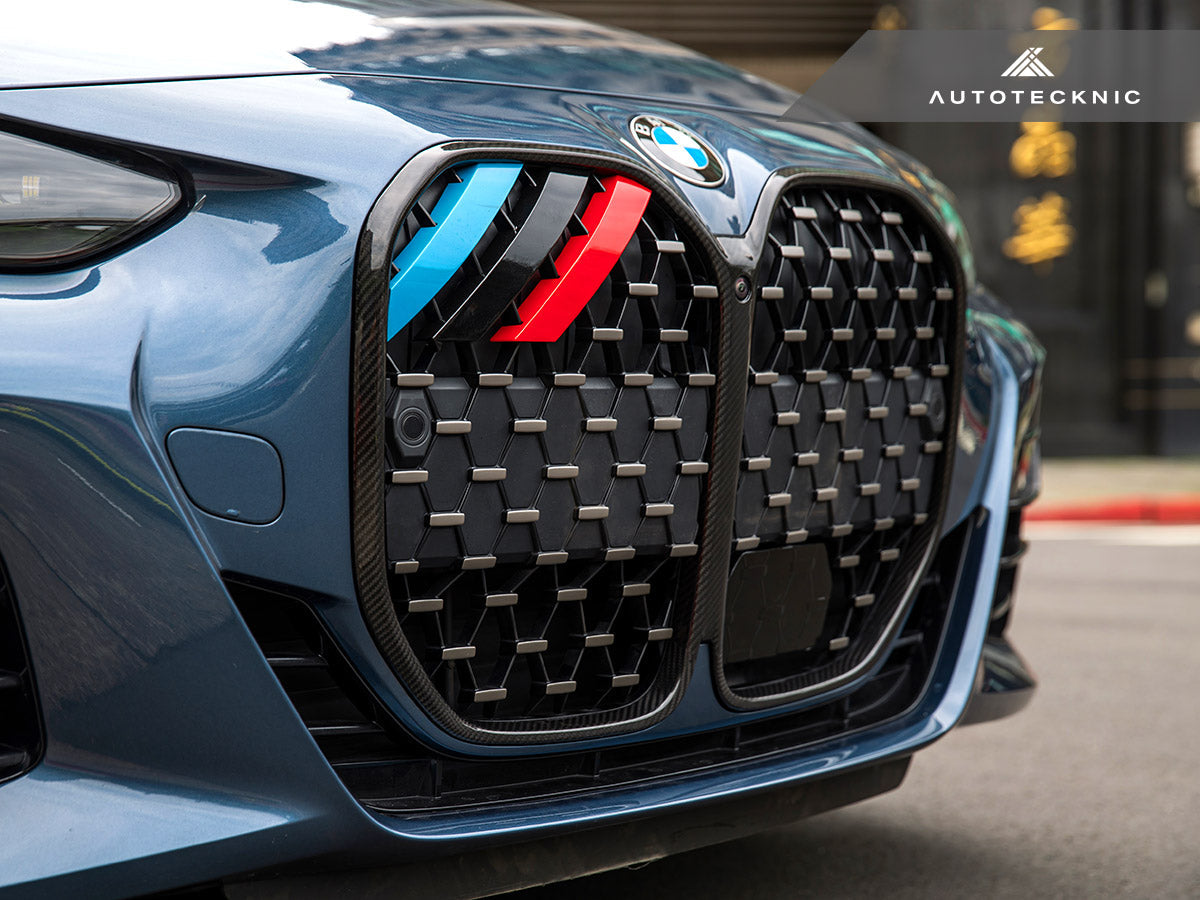 AutoTecknic Replacement Dry Carbon Grille Surround - G22 4-Series Coupe - Graveyard Performance