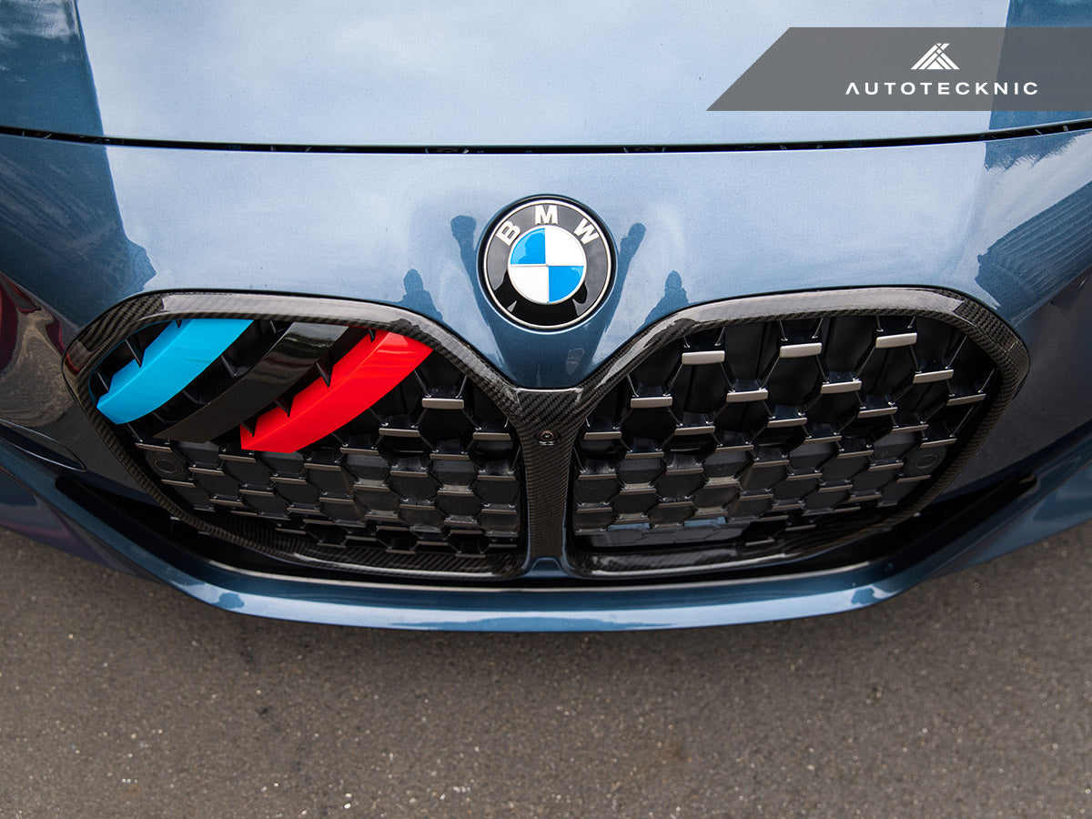 AutoTecknic Replacement Dry Carbon Grille Surround - G22 4-Series Coupe - Graveyard Performance