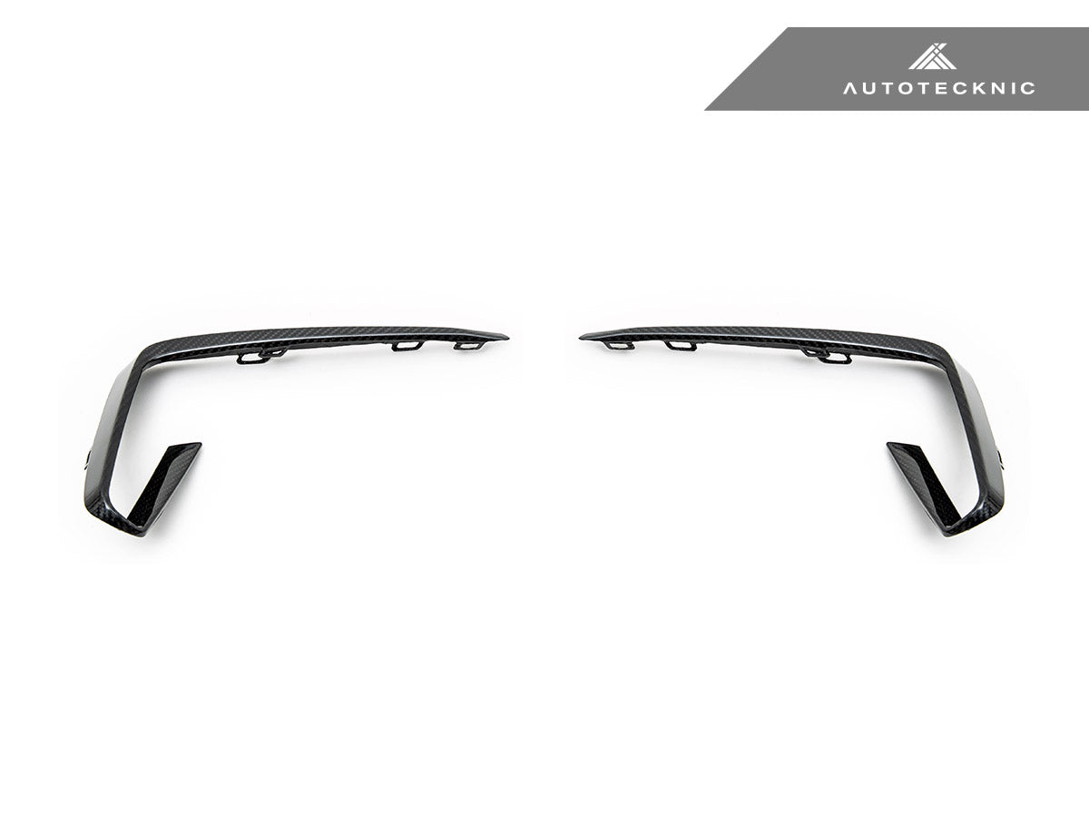 AutoTecknic Carbon Fiber Front Bumper Trim Set - G01 X3 | G02 X4 M40I Pre-LCI - Graveyard Performance