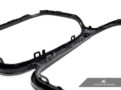 AutoTecknic Replacement Dry Carbon Grille Surround - G22 4-Series Coupe - Graveyard Performance