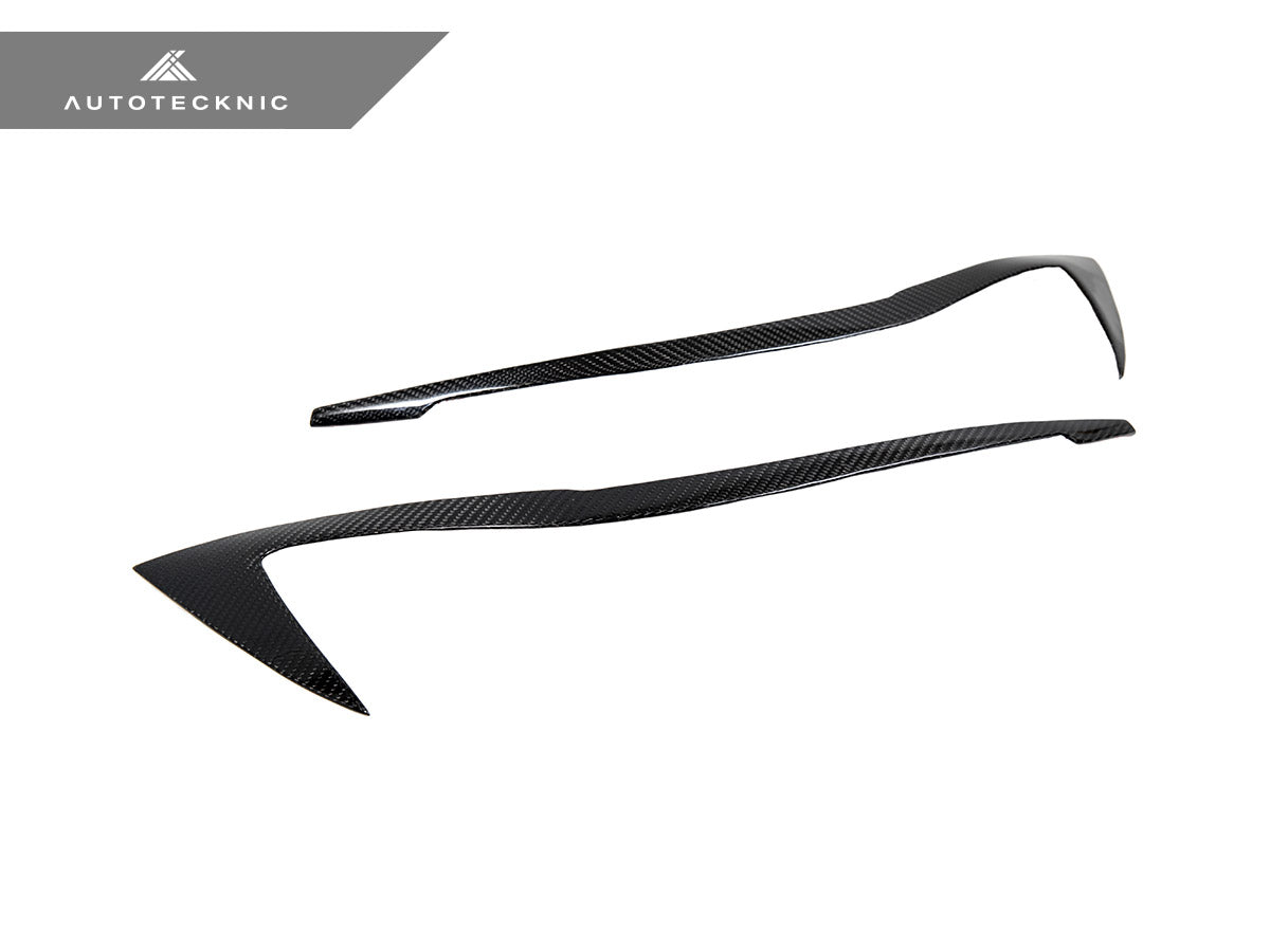 AutoTecknic Carbon Fiber Headlight Trim Set - G20 3-Series Pre-LCI - Graveyard Performance
