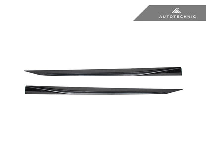 AutoTecknic Dry Carbon Fiber V2 Side Skirt Extension Set - G90/ G99 M5 - Graveyard Performance