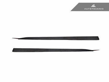 AutoTecknic Dry Carbon Fiber V2 Side Skirt Extension Set - G90/ G99 M5 - Graveyard Performance