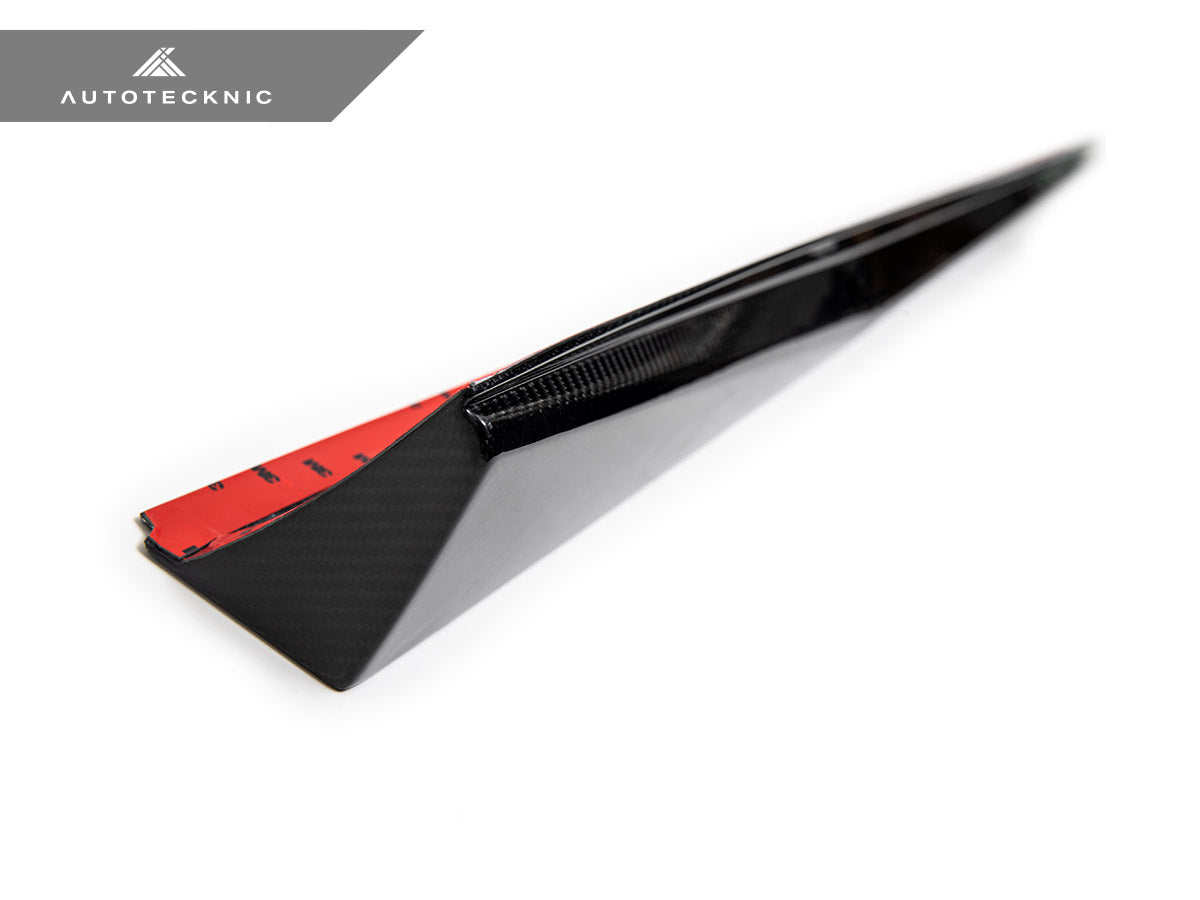 AutoTecknic Dry Carbon Fiber V2 Side Skirt Extension Set - G90/ G99 M5 - Graveyard Performance