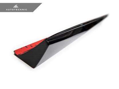 AutoTecknic Dry Carbon Fiber V2 Side Skirt Extension Set - G90/ G99 M5 - Graveyard Performance