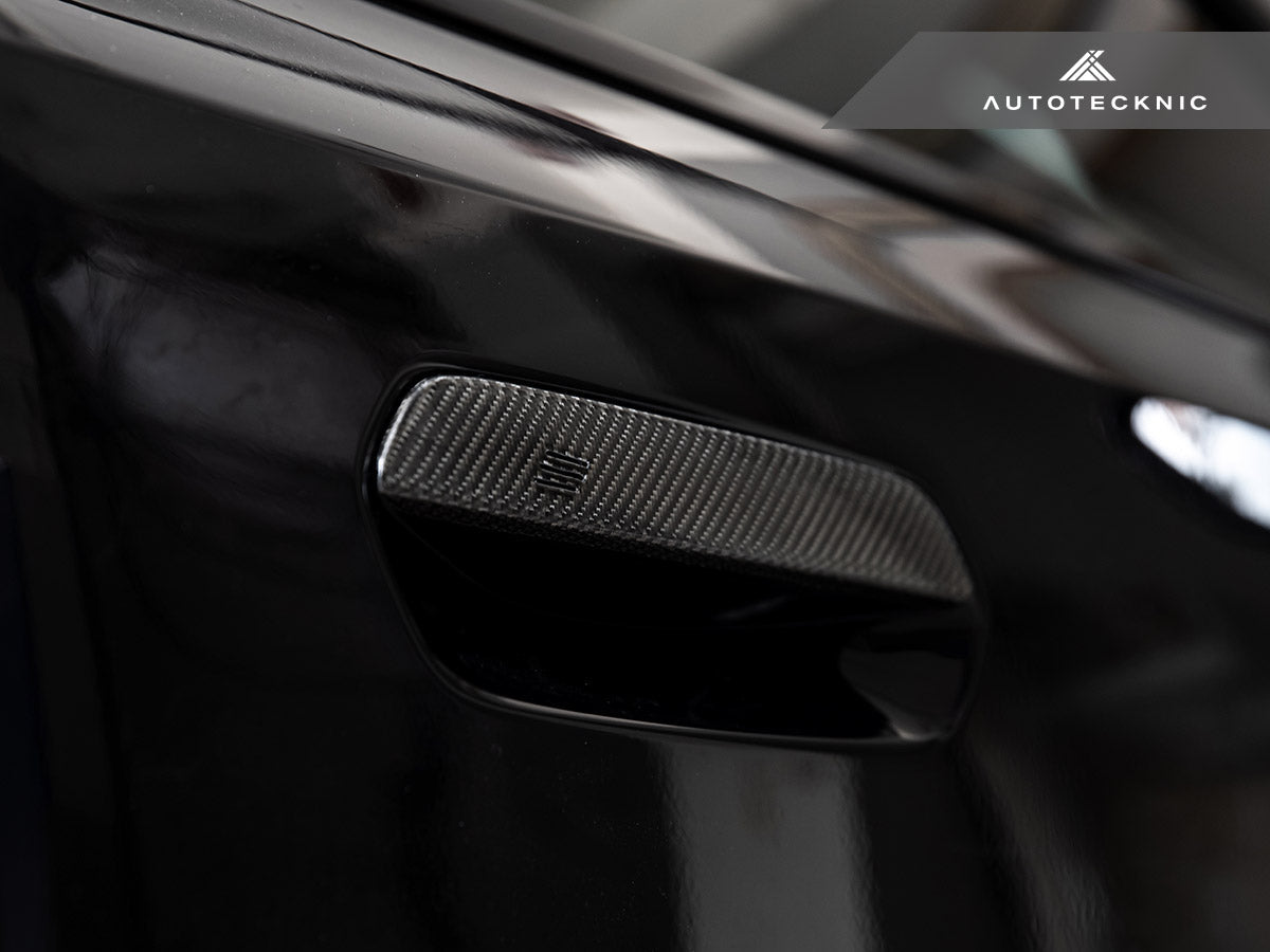 AutoTecknic Dry Carbon Door Handle Trim Set - G87 M2 - Graveyard Performance
